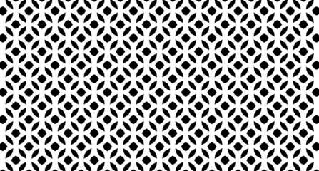 Abstract geometric seamless monochrome patterh-20h2b