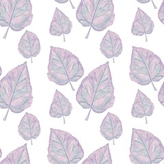 seamless pattern with leaves