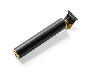 Wireless Hair trimmer isolated on the white background. Beard and hair clippers.