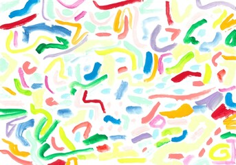 抽象的なカラフルパターン　Abstract colorful pattern