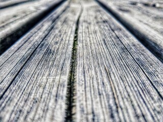 Close up blue wood