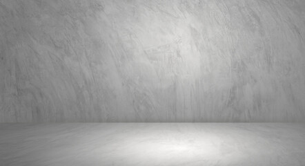 concrete wall with concrete floor