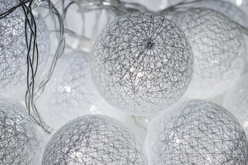 Cotton balls led decoration lighting
