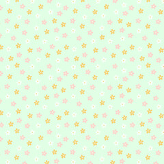 Vector floral seamless pattern. Floral/botanical background/wallpaper