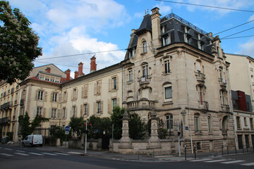 Fototapeta na wymiar art nouveau villa in nancy in lorraine (france) 