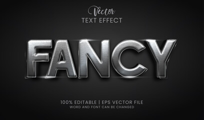 Editable fancy text effect style