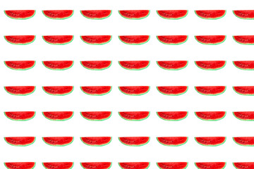 Beautiful watermelon patterns on a colorful background