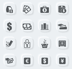 E-commers icons set