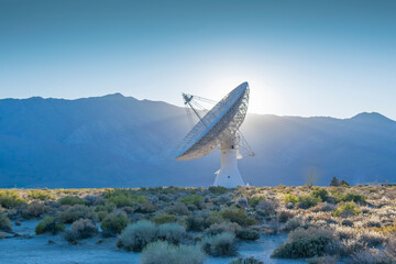 Satellite Deep Space Radar Dish Observatory on Public Land