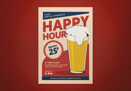 Happy Hour Flyer