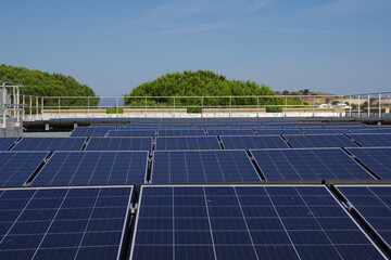 panneaux photovoltaïques pour faire de l'électricité solaire