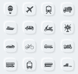 Fototapeta premium Typse of transport