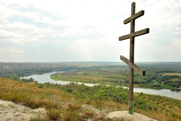 signpost on the hill