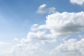 blue sky with clouds, clouds in the sky	