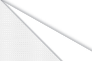 Abstract  white and gray color, modern design background with geometric shape. Vector illustration.