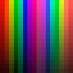 Obraz premium Gamma gradients. Multicolor gamma colors. Rainbow stripes all colors. Vector.