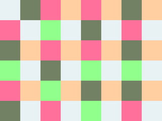 Minimalistic geometric seamless pattern with simple shapes. Abstract Scandinavian style template for web banner, business presentation, branding pack, print, wallpaper, poster. Illustration.