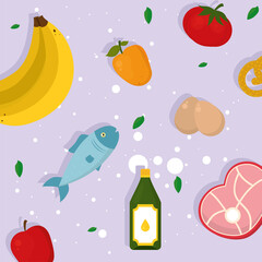 healthy food icons