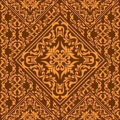 Geometric Seamless Classic Ornament Wallpaper Pattern