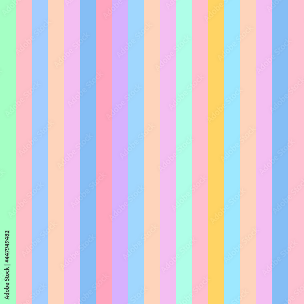 Poster multicolored pastel lines design for pattern and background