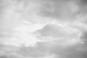 Wolken Himmel am späten Nachmittag mit überwiegender Bewölkung