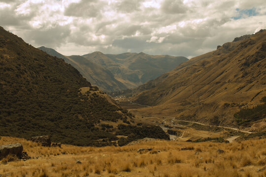 mountains in the mountains of huancavelica