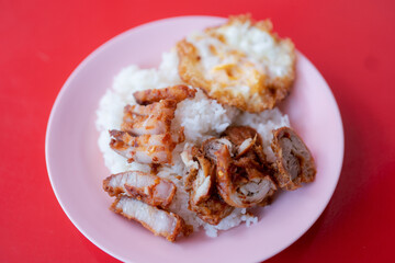 rice pork
