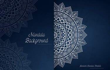 luxury ornamental mandala design background.