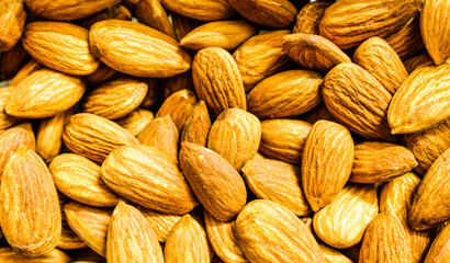 almonds close up