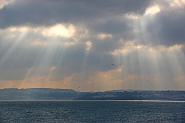 Storm clouds over Torbay, Devon