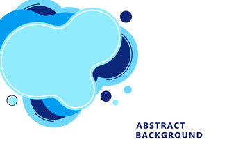 Abstract dynamic composition of overlapping rounded shapes and dots. Modern style geometric background, minimalistic design element. Vector