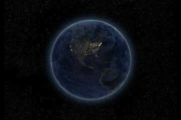 Night lights on Planet Earth