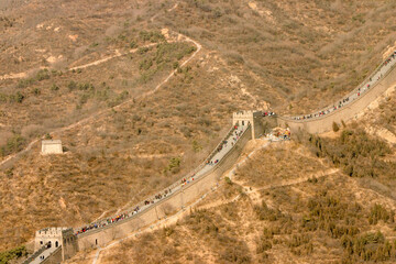 The Great Wall of China and what it looks like in late winter