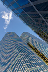 High rise buildings in a financial disctrict