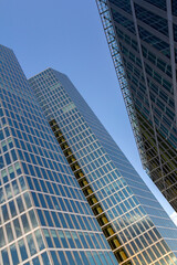 High rise buildings in a financial disctrict