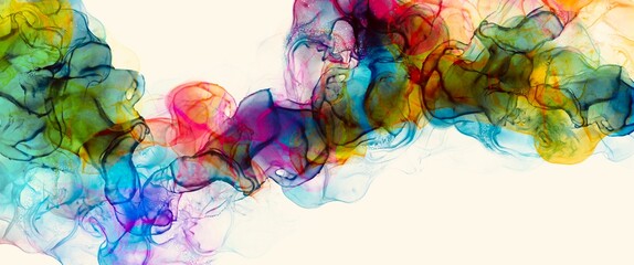 Colourful alcohol ink background, luxury hand drawn art, liquid texture, mix of colours, fluid design wallpaper for print