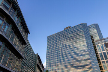 High rise buildings in a financial disctrict