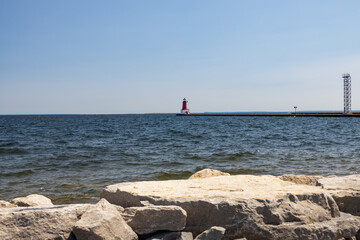 Menominee North Pier Lighthouse, Michigan