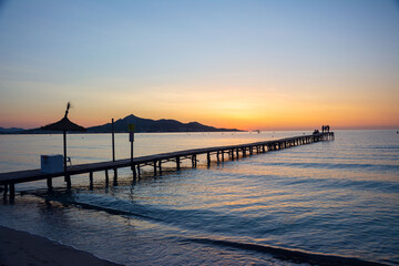 Obraz premium Sonnenaufgang in Mallorca