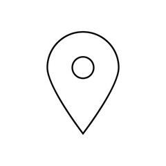 Navigation icon vector set. Location illustration sign collection.  Map symbol or logo.