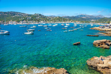 Obraz premium Port d'Andratx in Mallorca
