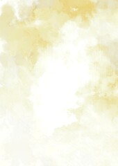 幻想的な黄色のキラキラ水彩の滲むテクスチャ背景