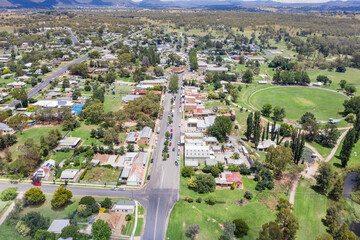 Rylstone - Aerial View - NSW Australia - obrazy, fototapety, plakaty