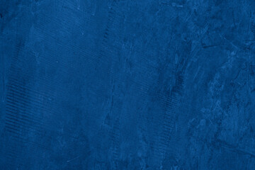 Old wall pattern texture cement blue dark abstract  blue color design are light with black gradient background.