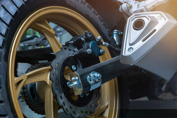 brakes system of a modern motorcycle