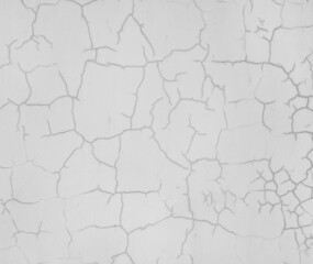 Old wall with cracks, background with beautiful abstract pattern on aged cement wall.