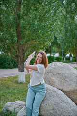 angry woman wants to smash laptop out of anger