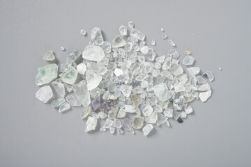 top view Chinese medicine ZiShiYing or Fluoritum or Fluorite