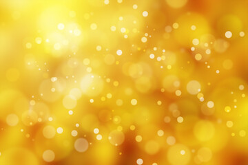 Blurred bokeh light abstract golden background. New year holidays gold decoration concept glitter vintage background.
