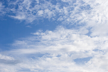 Fototapeta premium blue sky with white clouds